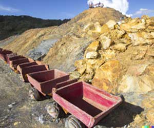 gold mining several steps
