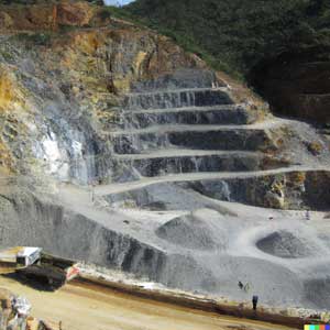 open pit mining