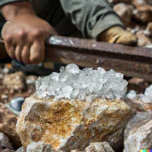 quartz mining