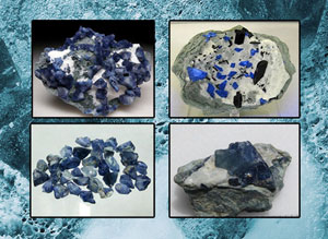 Benitoite rock sample