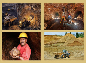 Gold Hard Rock Mining
