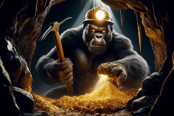 King Kong Engaging in Gold Mining