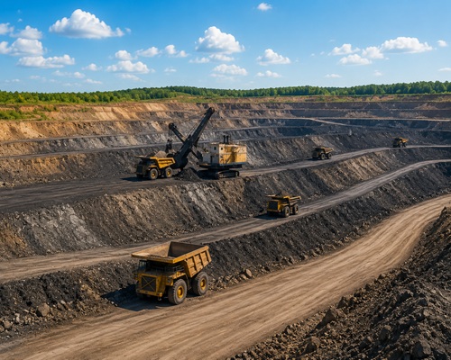 Strip Mining Operation